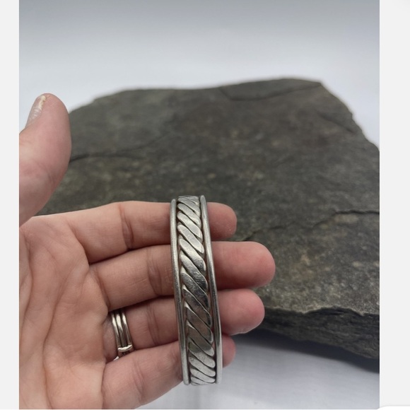 Vintage Mexican silver Silver BraidedBracelet